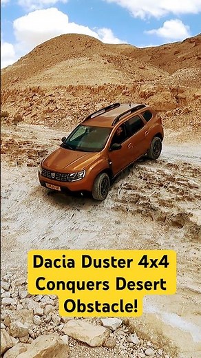 Dacia Duster DCi 1.5 4x4 Conquers Desert Obstacle! 🌵🚙💨