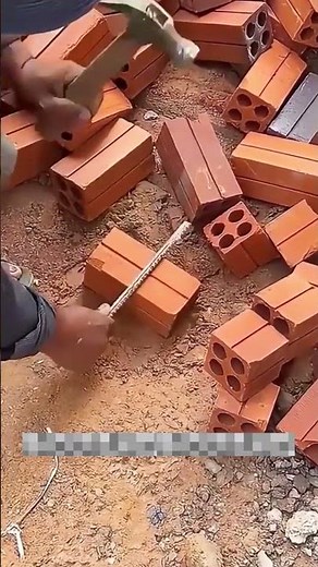 Easy tips for breaking bricks in half