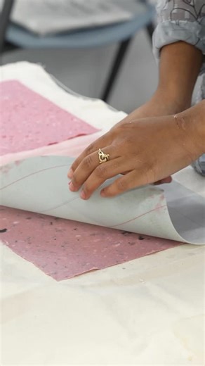 Rhode Island School of Design on Instagram: "Brown | RISD Dual Degree student Daniella Pozo @dpozo17, who is majoring in Printmaking at RISD and Urban Studies at @brownu, is making a large quilt from recycled paper. The project builds on research she conducted last summer during a fellowship at Brown’s @johnhaylibrary. Questions for Daniella about her process? Curious about the work made in a certain major? Let us know in the comments. We’re excited to show you more ways RISD students work throu