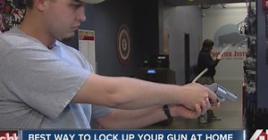 How to safely store your gun