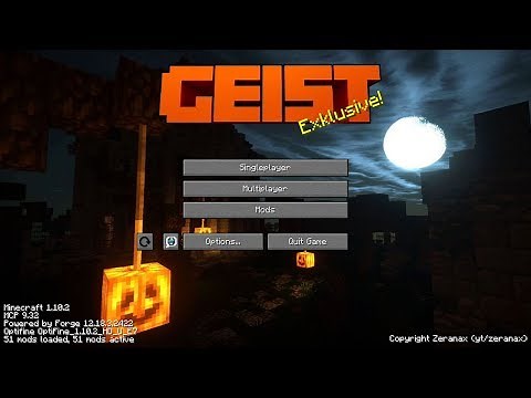 Minecraft Geist Modpack [Arazhul]