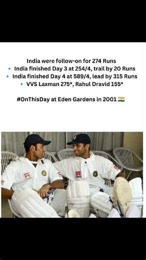 In 2001 India Test Cricket Peaked here #cricket #testcricket