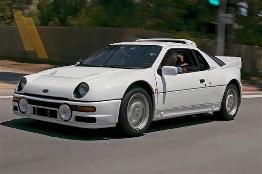 Jay Leno Drives Tim Allen's Extremely Rare Ford RS200 Rally Car