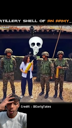 An Artillery Shell..💀🔥 #ytshorts #army #artillery #trending#indianarmy #curlytales