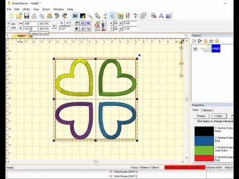 Embrilliance Tips: Resize in Essentials for 4" hoop