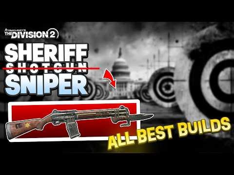Division 2 (NEW) Sheriff Exotic Shotgun Builds: BEST of THE BEST!