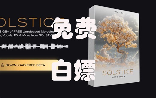 全B站第二良心UP主全能采样包【R&B Future Bass Trap Afrobeat Lofi】白嫖！大部分制作人都需要的采样包