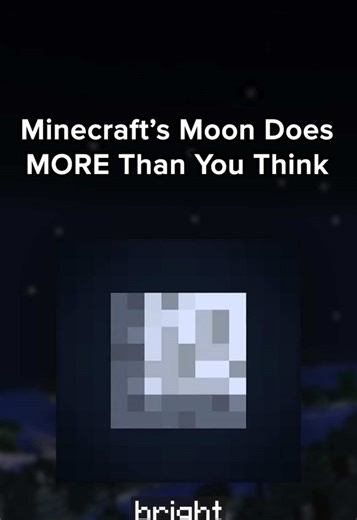 Discover Minecraft's Surprising Moon Features