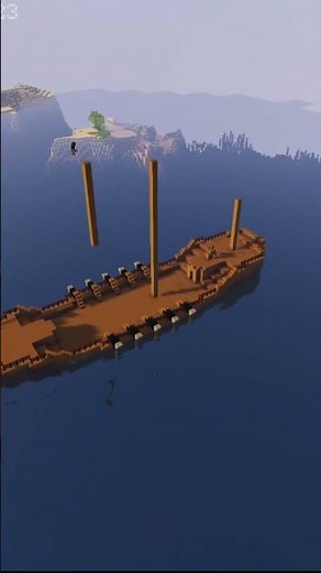Minecraft Epic Galleon Ship... #shorts #minecraft
