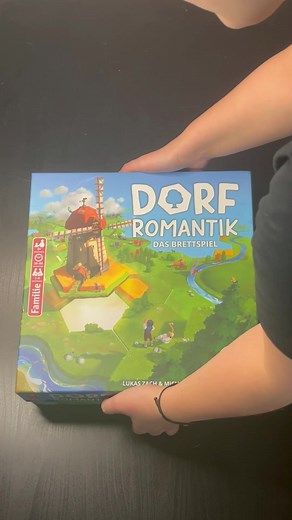 Packen der Dorfromantik Brettspieladaption - Unboxing und Details