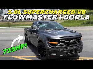 725hp Supercharged Ford F-150 5.0L V8 Exhaust Sound w/ Flowmaster Flow FX & Borla ProXS!