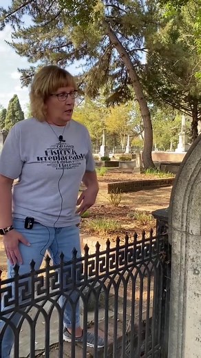 21K views · 1.2K reactions | While at the Sacramento Historic City Cemetery, Tina explains the symbolism behind cut down columns on headstones. #museum #sacramento #cemetery #headstone #victoriansymbolism #gravestone #grave #gravesite #history #sachistorymuseum | Sacramento History Museum | Facebook