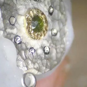 1.7K views · 75 reactions | Drill, ball bur, bud bur, setting bur - flush setting can be that easy! just ensure you don’t make the setting too big - the stone should require a little shove with your brass pusher to sit securely before burnishing with your needle burnisher  #flushsetting | Lucy Walker Jewelry | Facebook