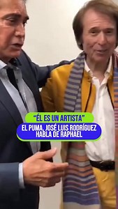 🔥 Un grande reconociendo a otro 🔥 El Puma a Raphael: “Los demás somos cantores” 🎤✨ #raphael #elpuma #leyendasvivas #grancantante #respeto #viral #antaños | Radio Felicidad