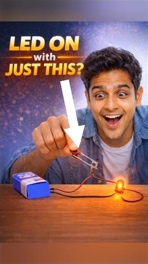 Simple Electric Circuit ⚡ | Easy Electronics Project for Beginners |#shorts #electriccircuit #diy