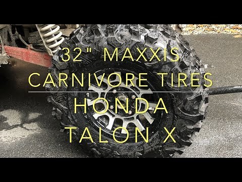 Honda Talon X Gets 32" Maxxis Carnivore Tires