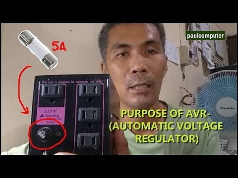 PURPOSE OF AVR - AUTOMATIC VOLTAGE REGULATOR - TAGALOG
