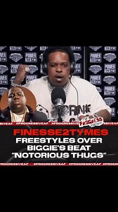#Finesse2tymes raps over Biggies record “Notorious Thugs” instrumental during his interview on #Power106Fm 🔥#TheProgressReport#TPRMediaGroup | The Progress Report