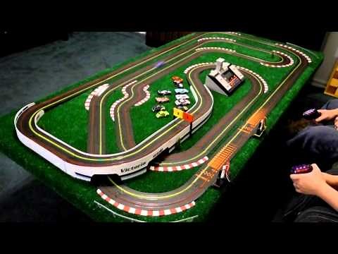 Wizzard Storm HO scale slot cars 40ft in 3.5 seconds.