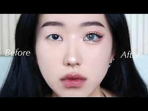 KOR) 一重から二重にする整形級メイク術ㅣ무쌍에서 유쌍!! 눈이 2배로 커지는 성형급 메이크업👀💕