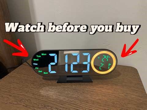 Digital Alarm Clock Review!