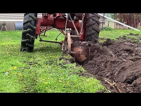 Plowing up new garden ground with Allis Chalmers Model B