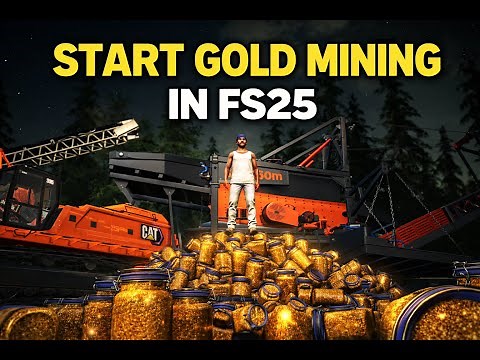 Start Gold Mining in FS25 | Exact Mods & Beginner Setup Guide (PC Only)
