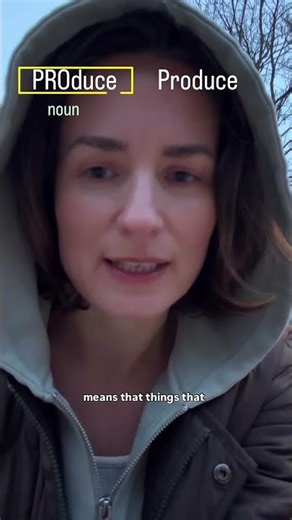 Produce vs Produce 🧐🇬🇧 #pixienglish