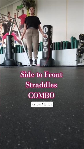 Jump rope side and front straddles🐎➰ #jumprope #skipping #jumpropeworkout #fitness #workout #sports