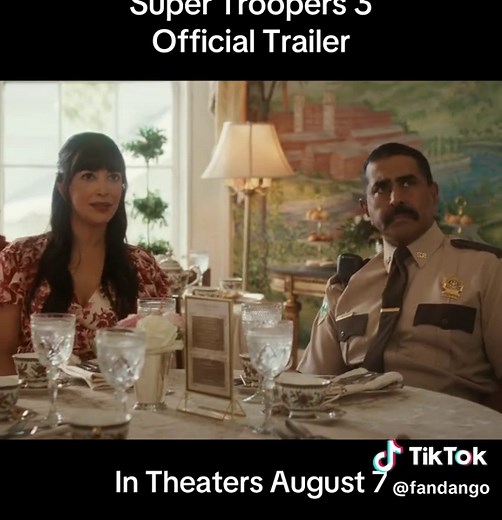 New official trailer for #SuperTroopers3 - Coming to theaters August 7. #movietok #filmtok