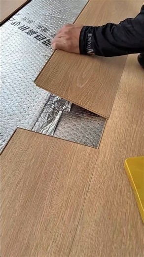 Amazing Flooring Installation Technique for a Perfect Fit! #Flooring #Construction