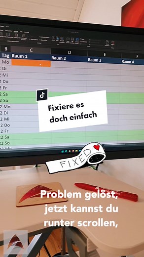 Excel Tipps: Fenster fixieren für optimale Tabellenübersicht