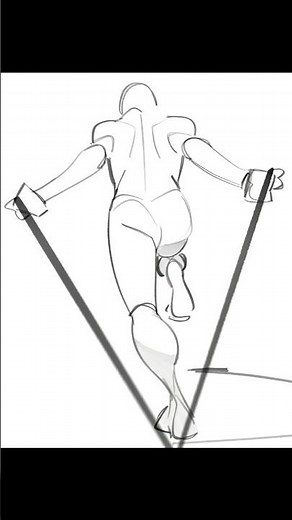 Pose Ref Timelapse! #digitalsketch #posereference #figuredrawing