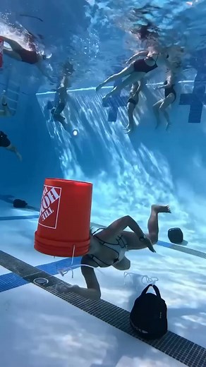 2.1K views · 21 reactions | Buckets challenge in swimming pool #bucket #challenge #swimming #swimmingpool #viralreelsシ #reelviralfb #viralpage | Mazo Edit'z | Facebook