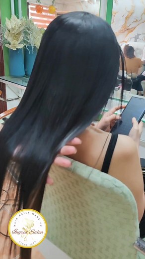 Proof we're the real deal! ✨ We took this customer's dry, dull hair and brought it back to life, making it shiny and gorgeous again. You can't miss that shine. Book your makeover with our stylist.👸👸💖 Dry to shiny hair masterpiece by Porsya 👑✨✨✨ | Ingrid Salon