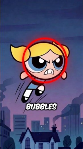 Bubbles might not be as innocent as she seems in The Powerpuff Girls…🥶 #shorts