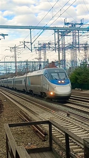 3/21 Amtrak southbound Acela 2255 at Princeton JCT NJ #shorts #short #viral #video #shortvideo