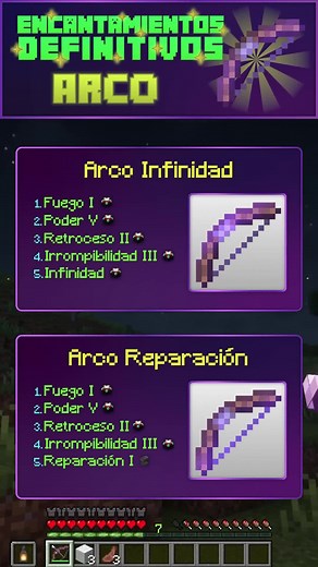 Lomito Gaming on Instagram: "Arco perfecto | Encantamientos definitivos para el Arco | Mejores encantamientos #minecraft #minecraftbuild #minecraftjava #minecraftbedrock #minecraftmemes #gaming"