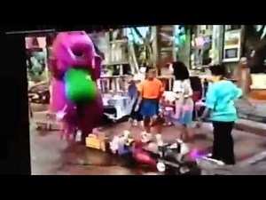Barney comes to life (Hoo's in the Forest?)