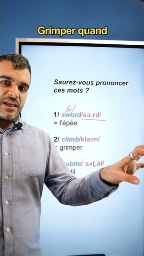 Saurez-vous prononcer ces 3 mots courants en anglais ?