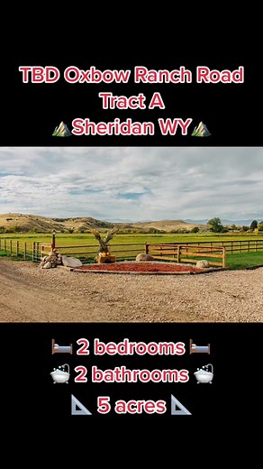 ⛰️ TBD Oxbow Ranch Road Tract A, Sheridan WY ⛰️ #sheridanrealestate #wyomingrealestate #wyomingland #landforsale #realestate #sheridanwyoming #greenscreen