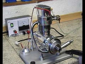 Eigenbau Einzylinder Viertaktmotor LU (Modellmotor)
