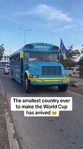 Curaçao here for the vibes 🤣 #worldcup #curaçao #football #bus (h/t Nedu_brazil01/X)