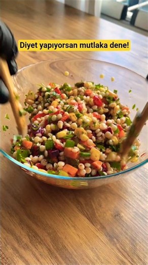 Doyurucu Kuskus Salata Tarifi! #diyet