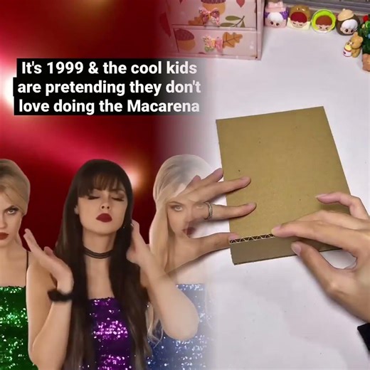 It’s the #90s & the cool kids are pretending they don’t love doing the Macarena #nostalgia #90skids