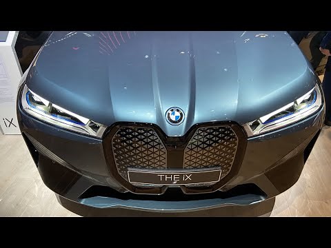 2022 BMW iX xDrive40 in Blue Ridge Mountain metallic