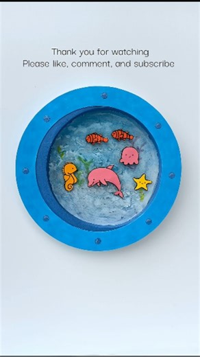 Diy a realistic miniature fish pond #crafting ##fishtank #waterpool #water | chill with me