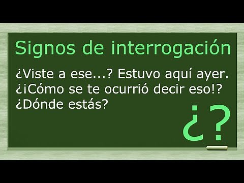 Signos de interrogación, reglas de uso y ejemplos