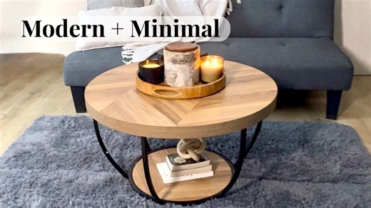 Watch A Clean Minimal Coffee Table for Any Living Room on Amazon Live