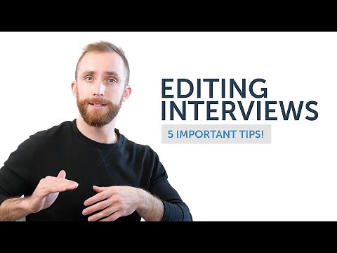 5 Tips For Editing Your Own Interview Testimonial Video